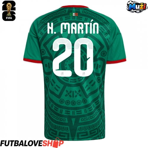 Dres Mexiko Henry Martin #20 Domáci MS 2026 Krátky Rukáv
